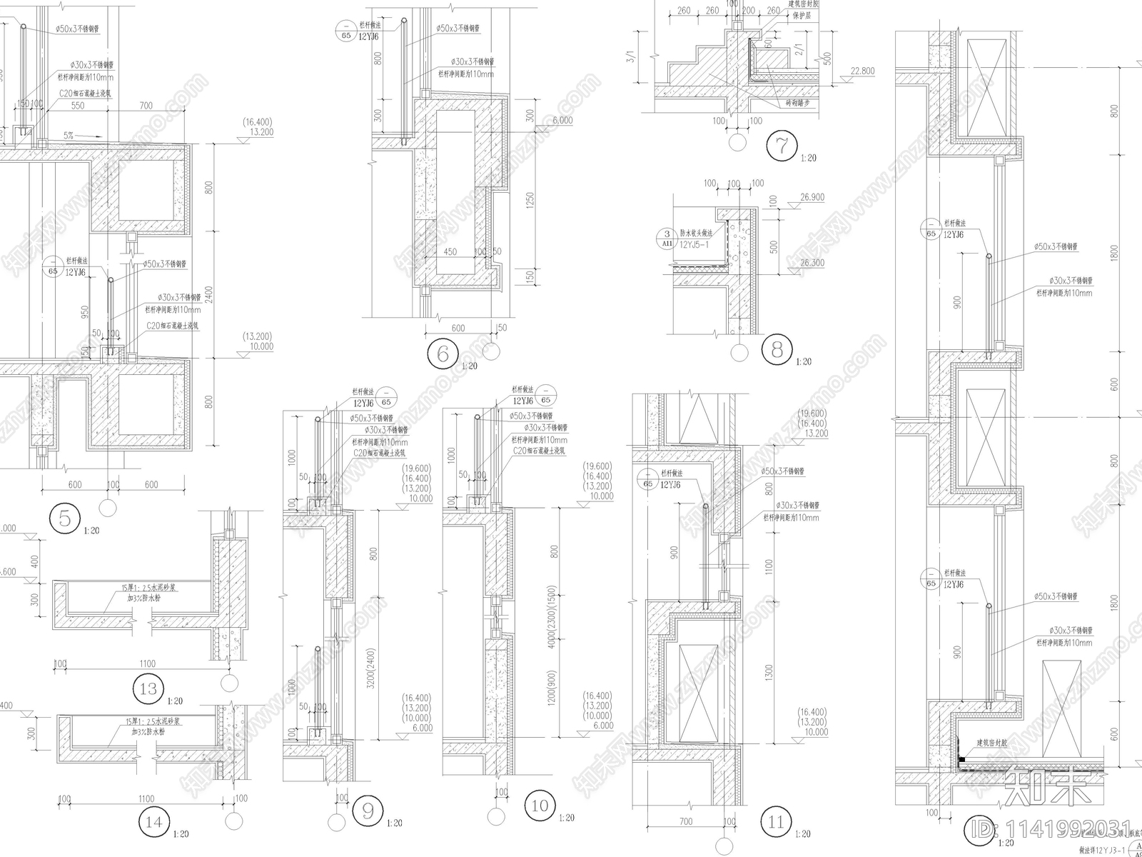 河南标准化厂房二期办公楼建筑cad施工图下载【ID:1141992031】