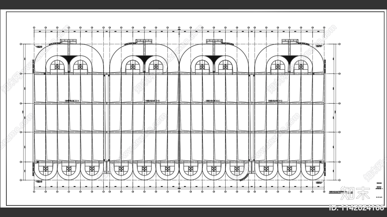 某造纸厂氧化沟结构cad施工图下载【ID:1142024166】