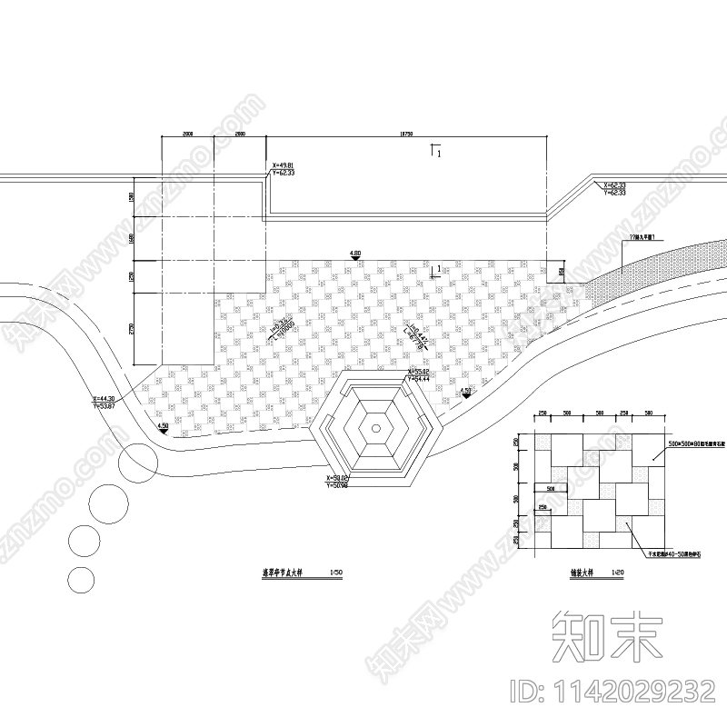 某公园景观cad施工图下载【ID:1142029232】
