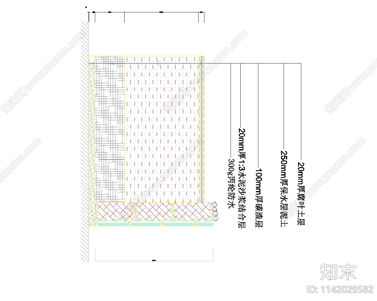 别墅屋顶花园及庭院景观cad施工图下载【ID:1142029582】