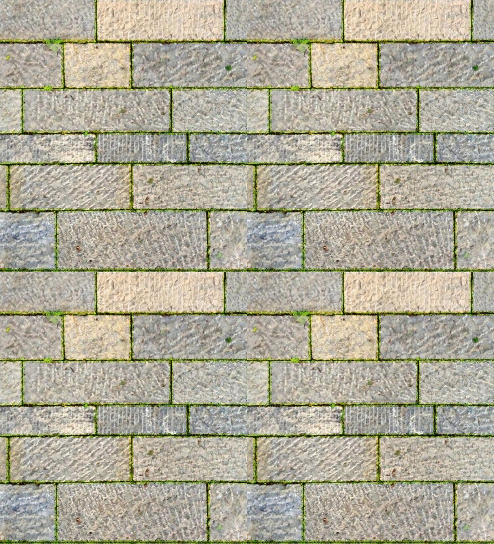 无缝水泥拼花草砖停车砖植草砖长草铺贴贴图下载【ID:1142041383】