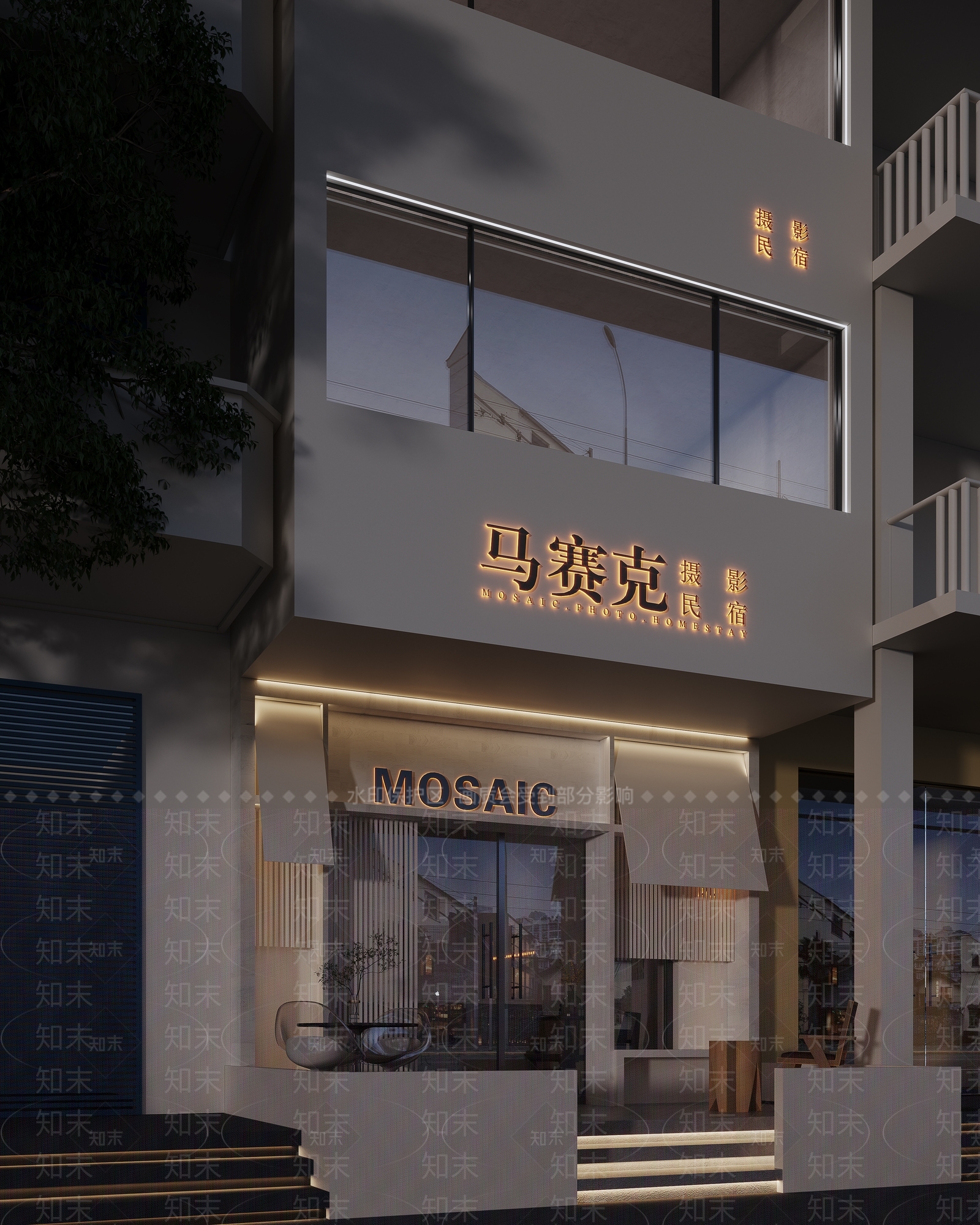 现代摄影店面3D模型下载【ID:1142052684】