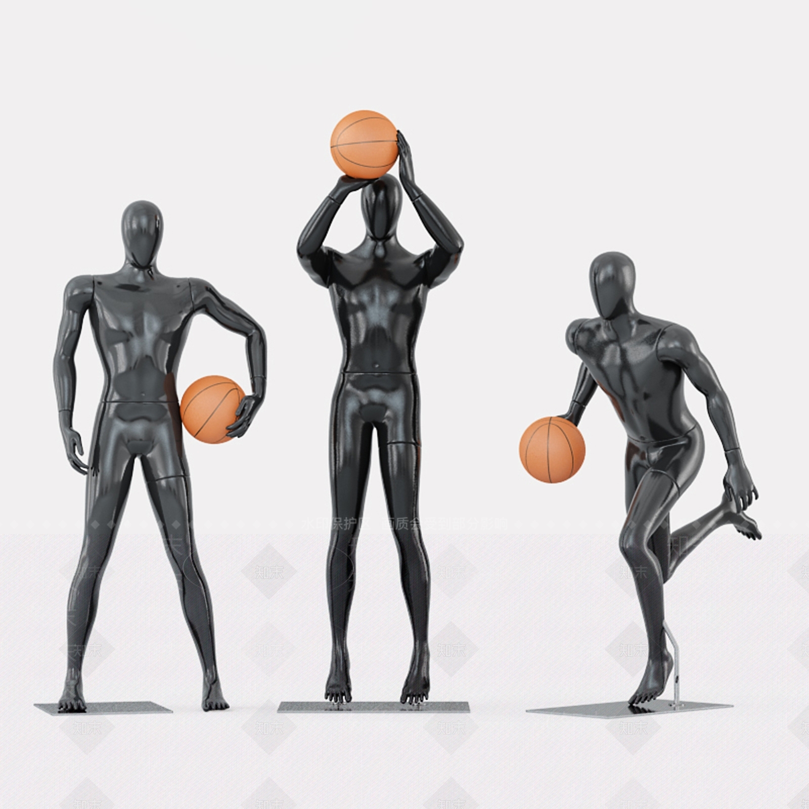 打篮球模特3D模型下载【ID:1142064816】