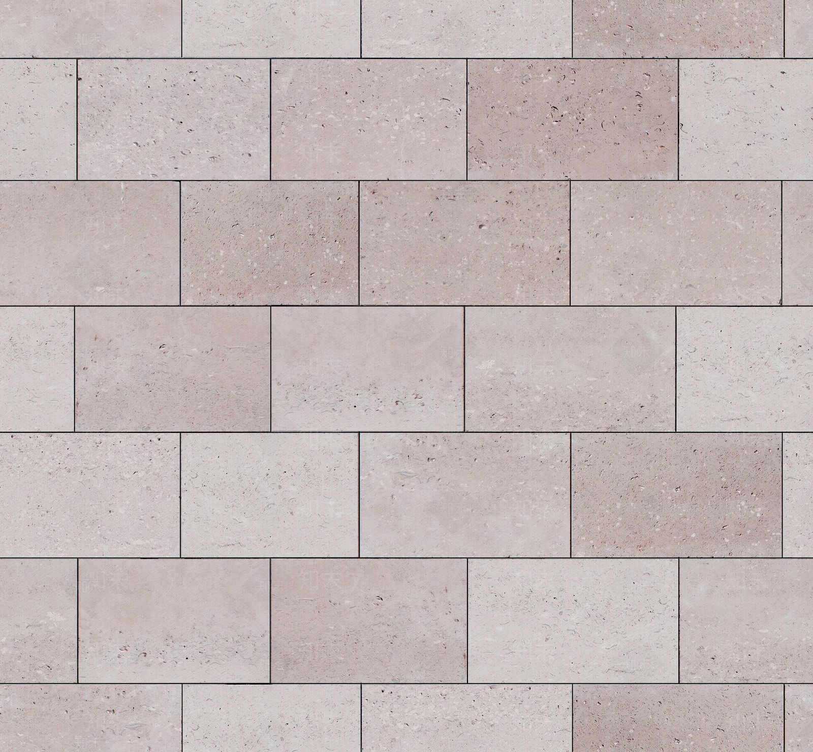 无缝粉色真石漆带分缝工字拼大理石墙地砖贴图下载【ID:1142067413】