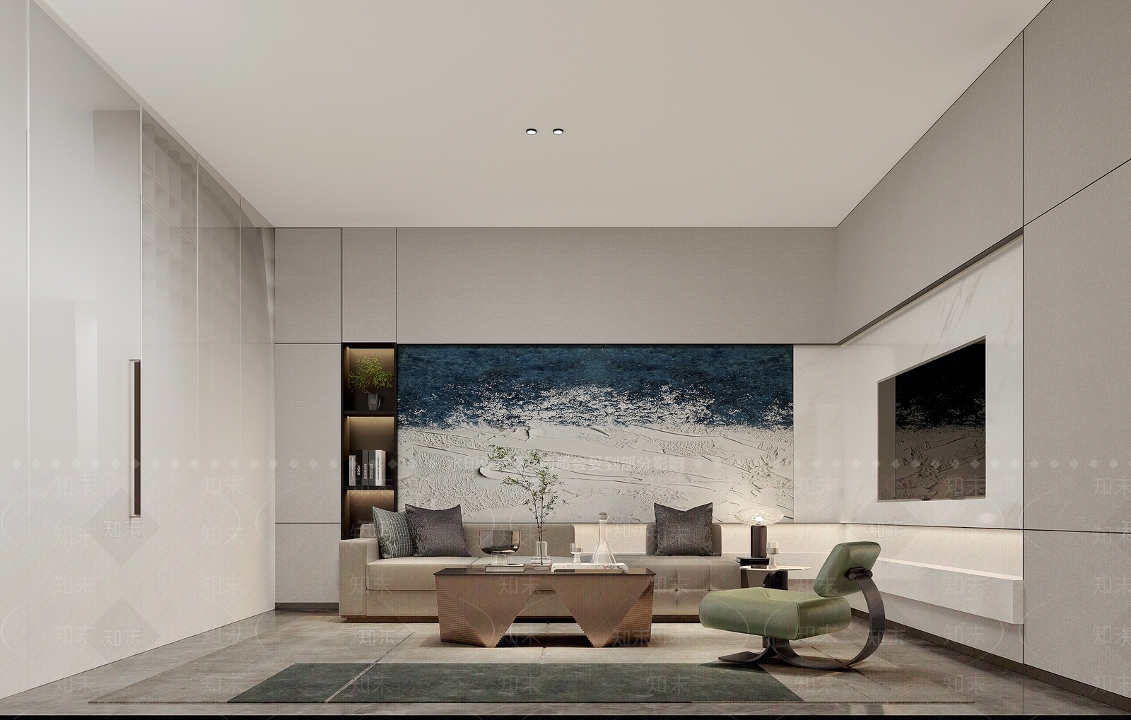 售楼处接待区3D模型下载【ID:1142104379】