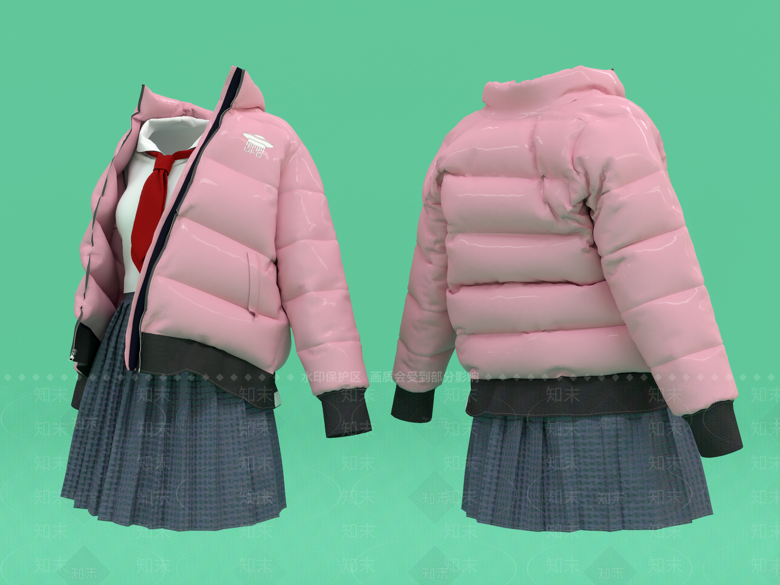 JK制服SU模型下载【ID:1142121598】