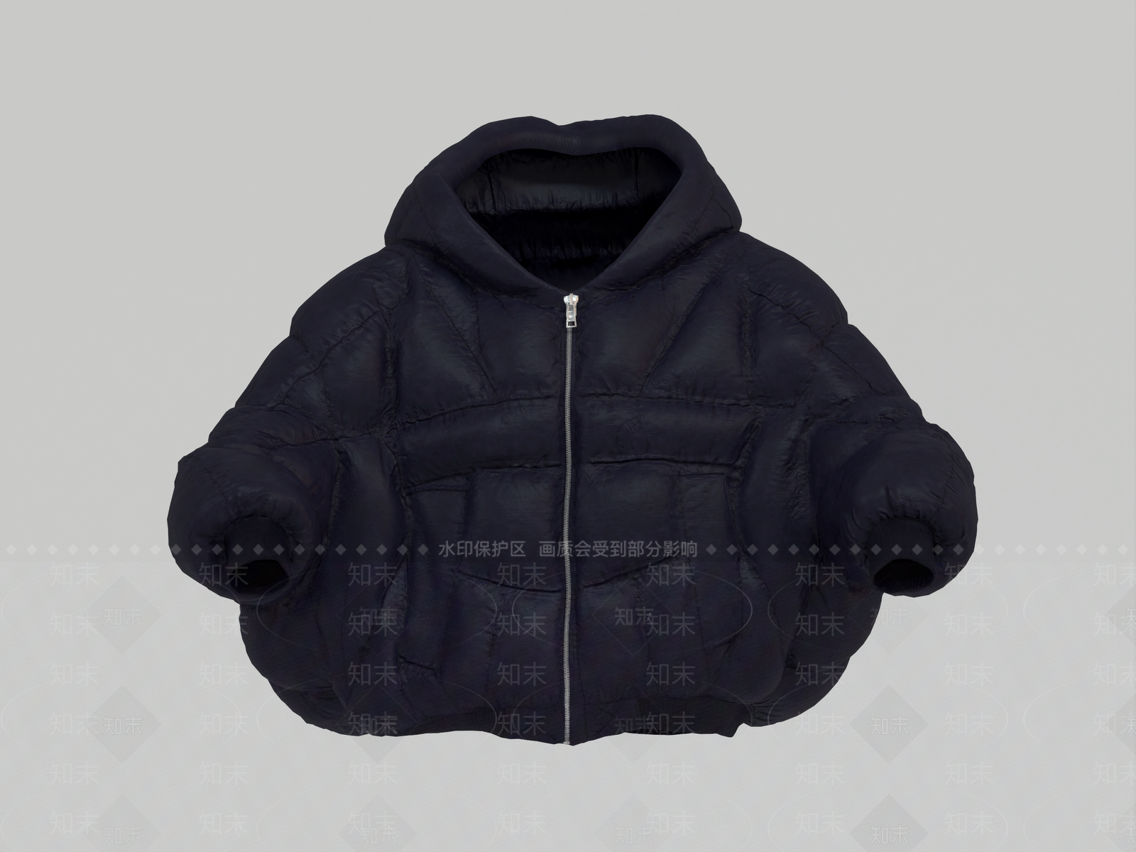 羽绒服SU模型下载【ID:1142122043】