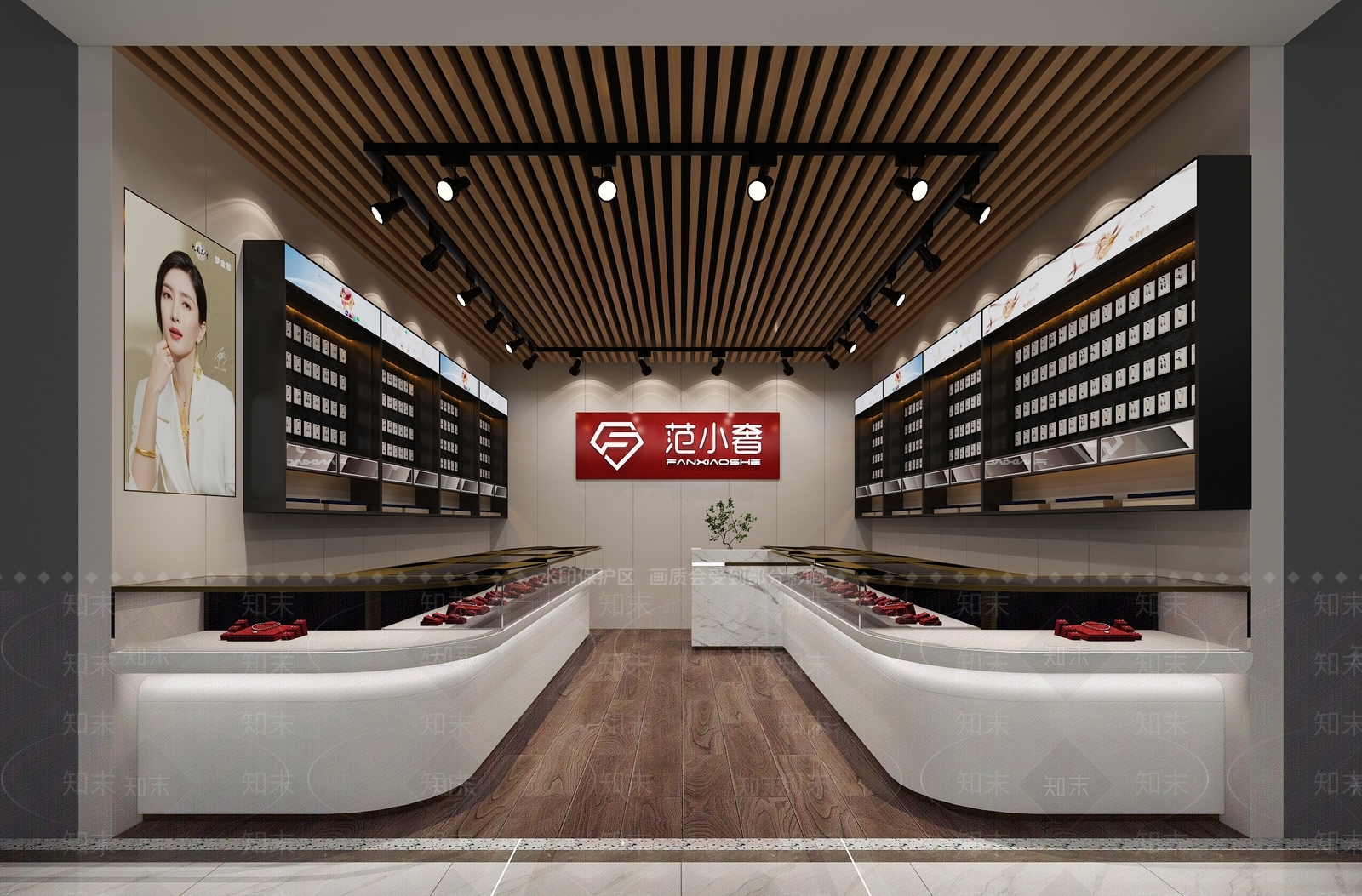 现代珠宝店3D模型下载【ID:1142138663】