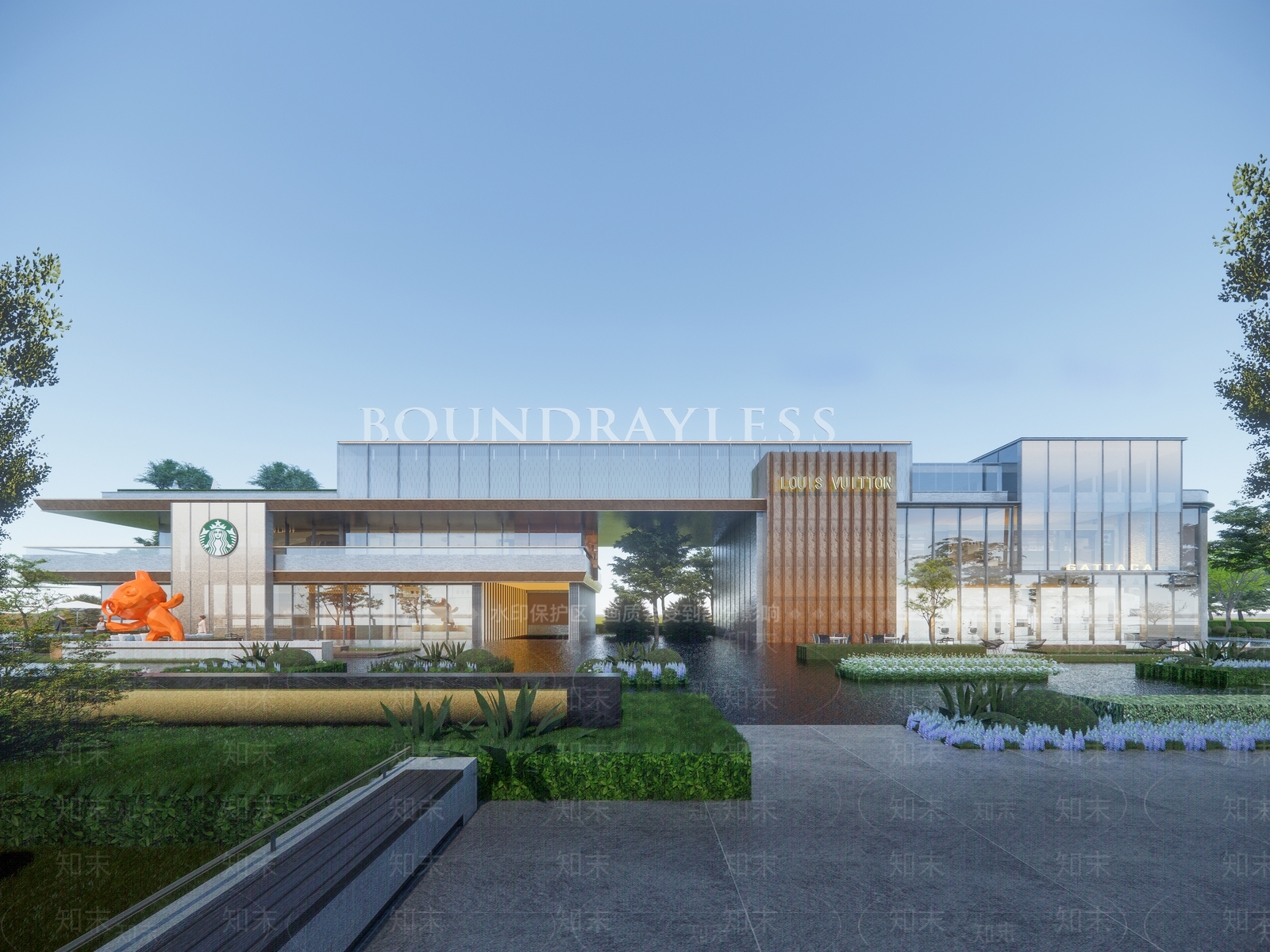 现代万科地产高端商业多层SU模型下载【ID:1142139569】