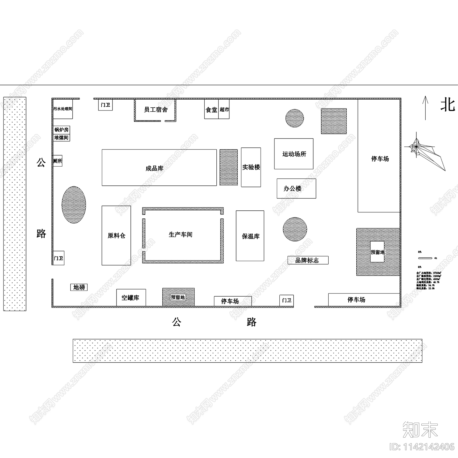 果蔬罐头食品工厂生产车间施工图下载【ID:1142142406】