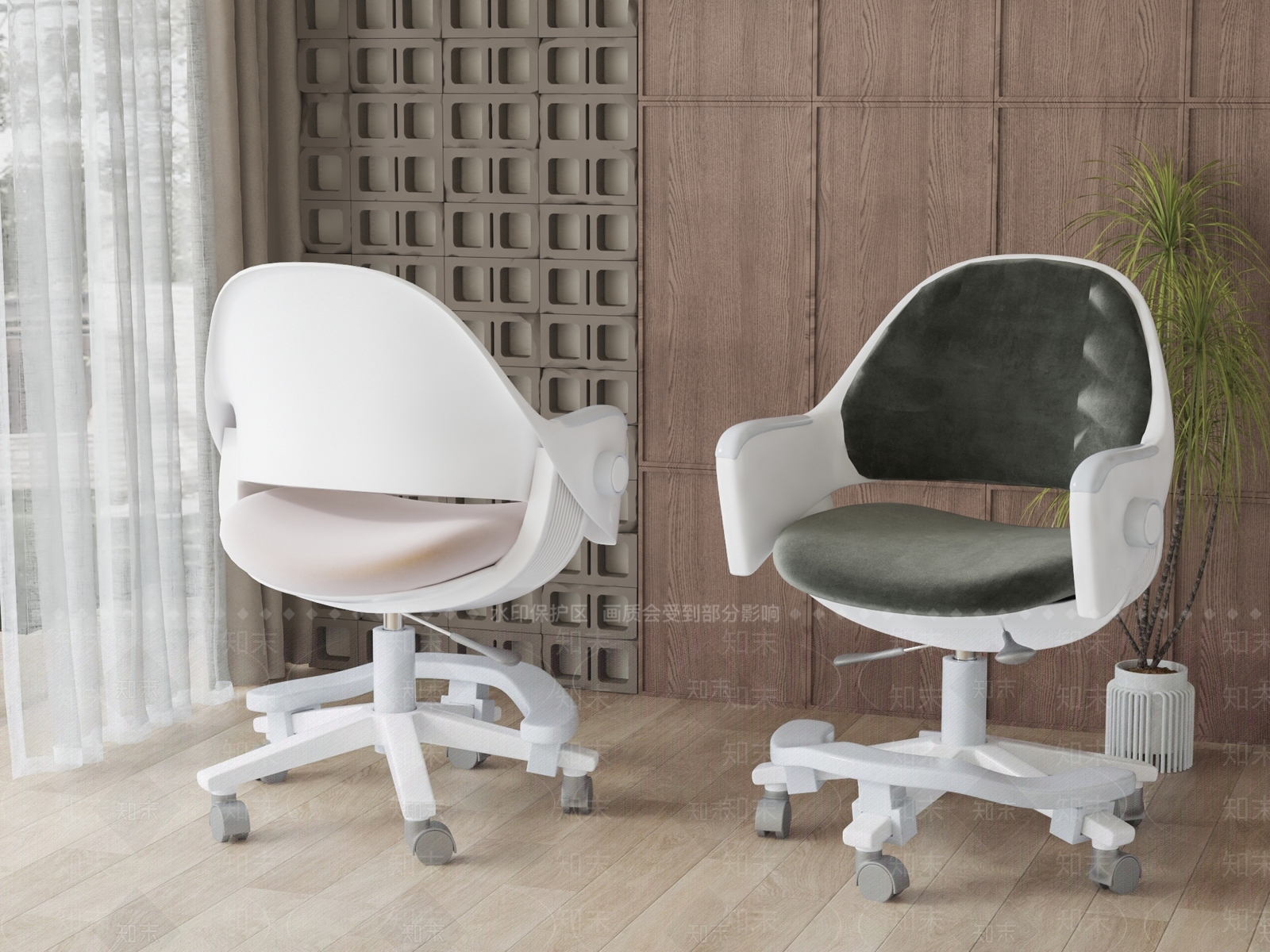 现代儿童椅3D模型下载【ID:1142147464】