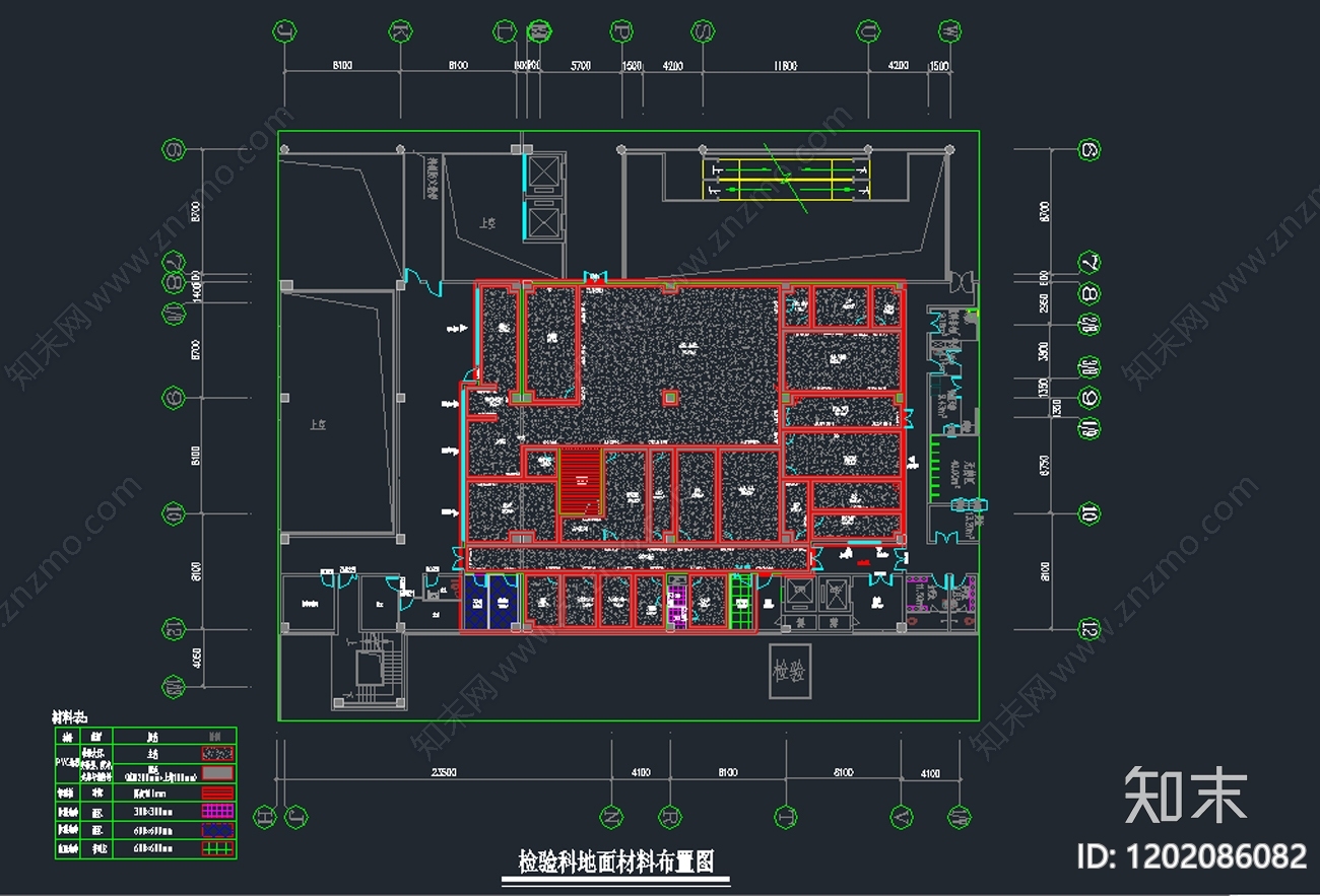 现代实验室cad施工图下载【ID:1202086082】