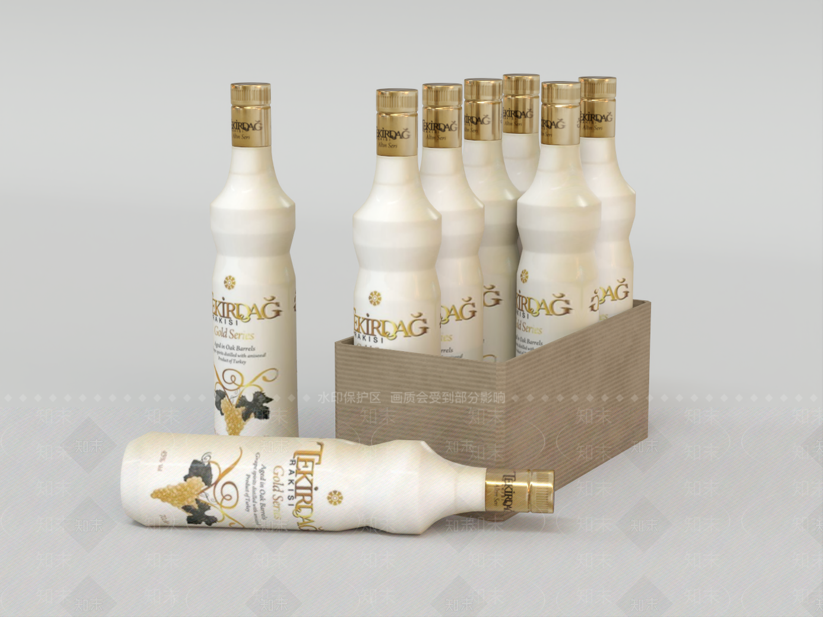 葡萄酒SU模型下载【ID:1142150778】