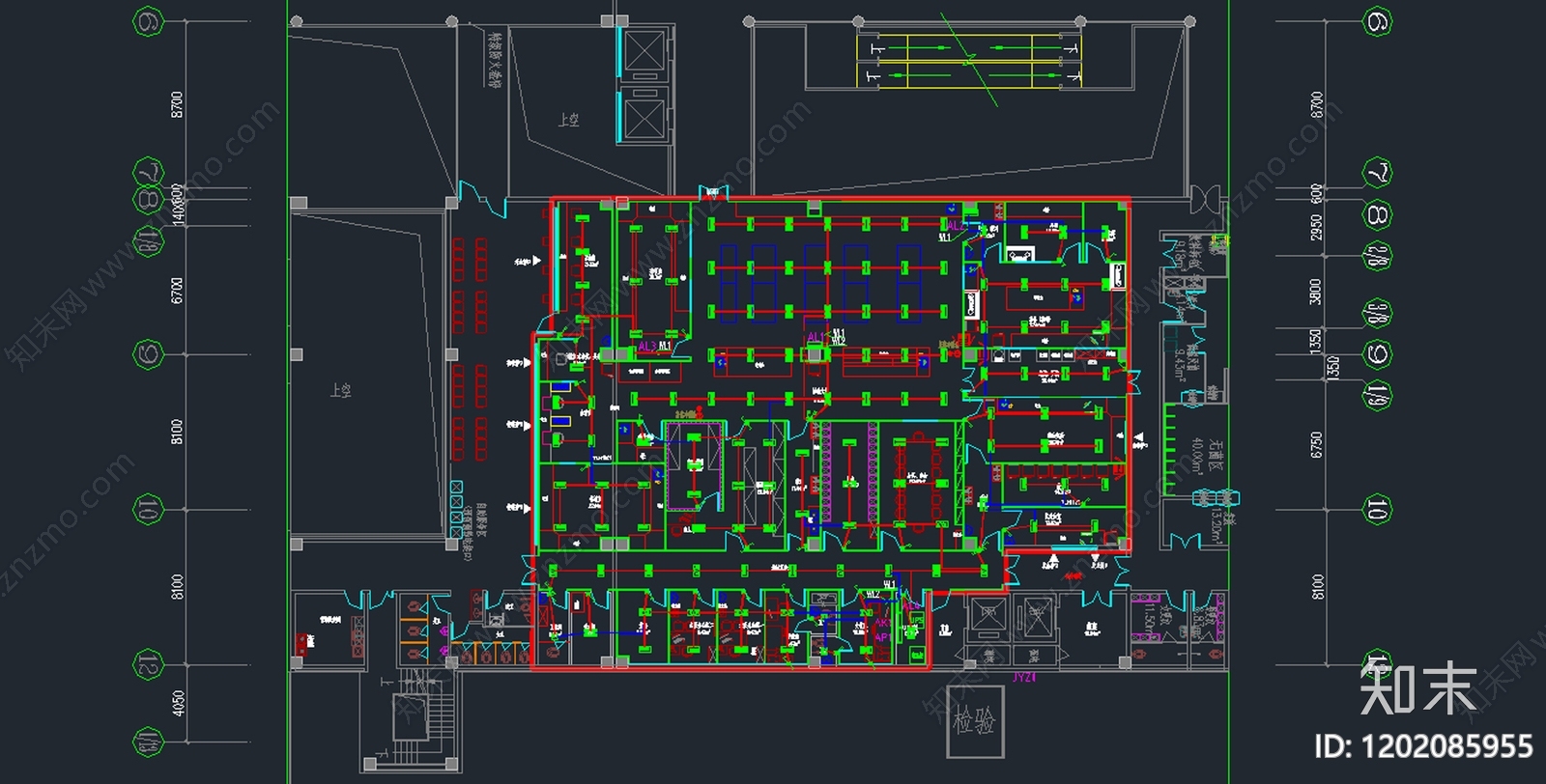 建筑电气cad施工图下载【ID:1202085955】