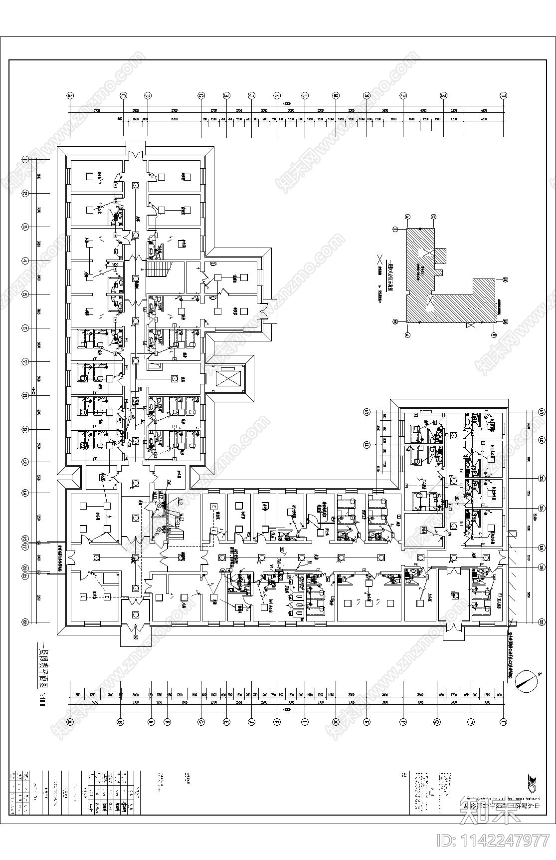 医院电气cad施工图下载【ID:1142247977】