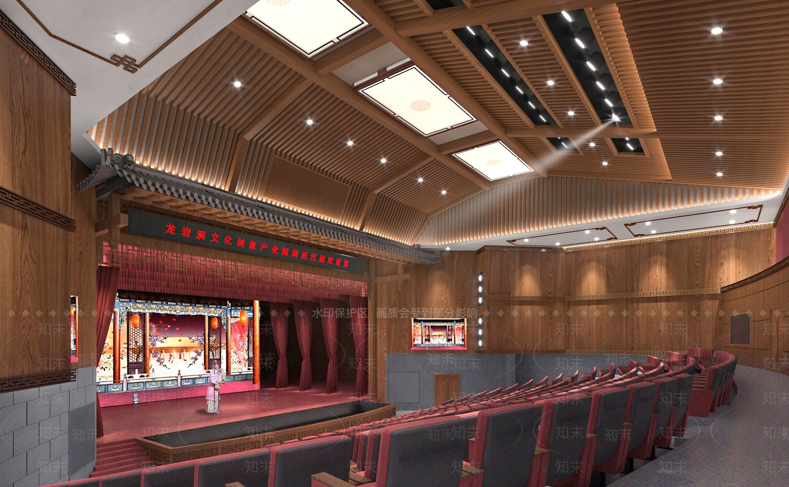 现代剧场3D模型下载【ID:1142187598】_知末3d模型网