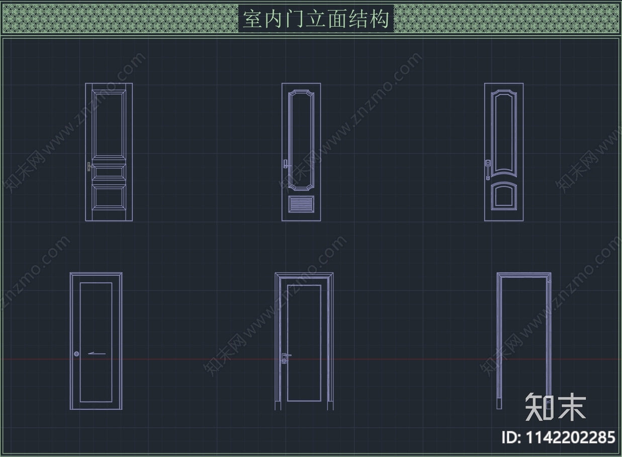 柜类定制动态块施工图下载【ID:1142202285】