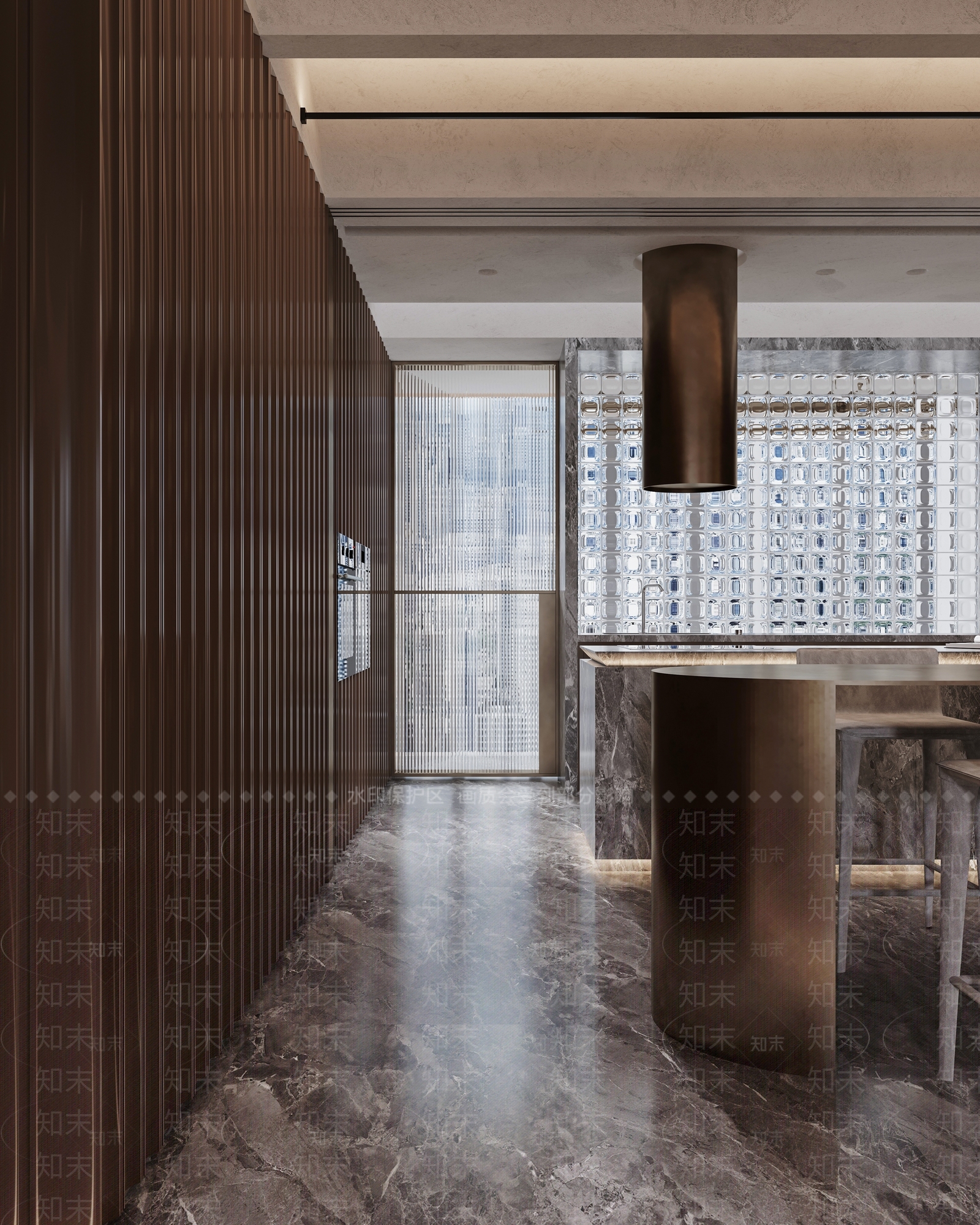 酒店餐厅3D模型下载【ID:1222123436】