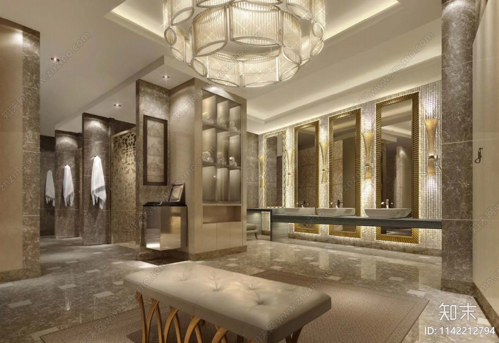 紫御世家会所室内cad施工图下载【ID:1142212794】