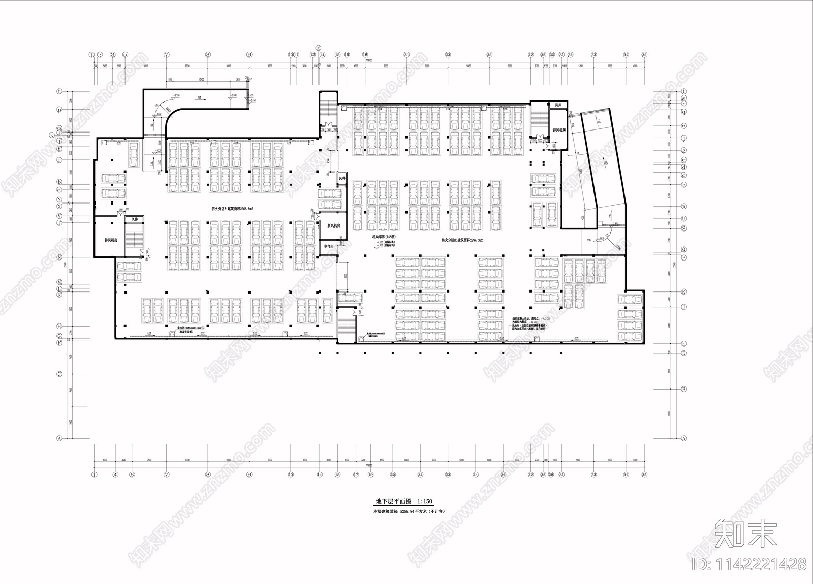 小学教学楼建筑cad施工图下载【ID:1142221428】