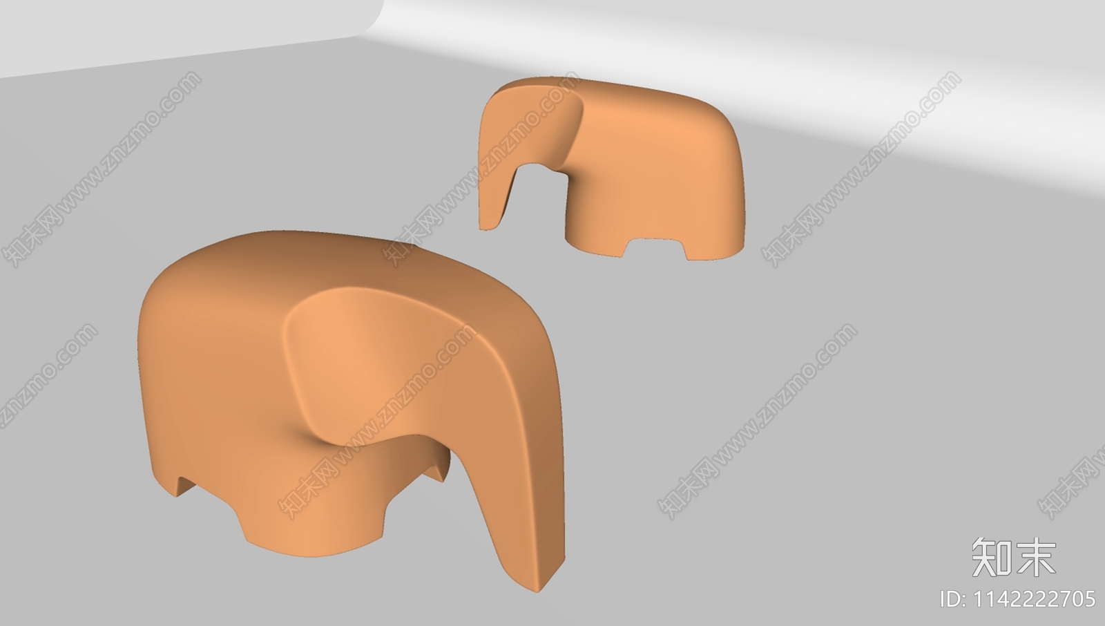 现代儿童凳SU模型下载【ID:1142222705】