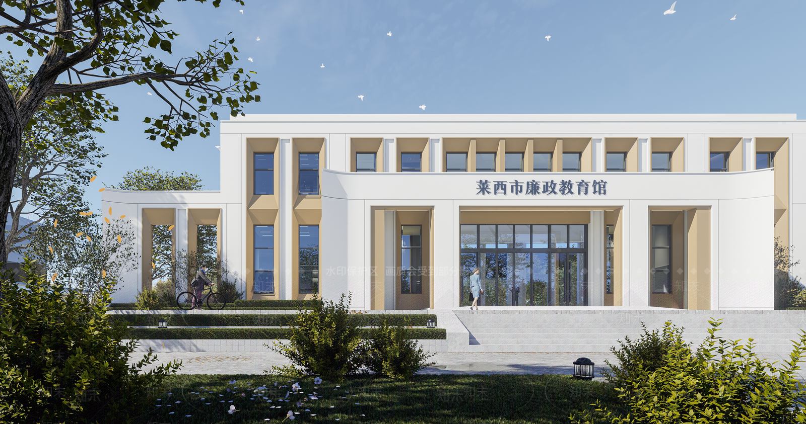 现代展馆SU模型下载【ID:1142225449】