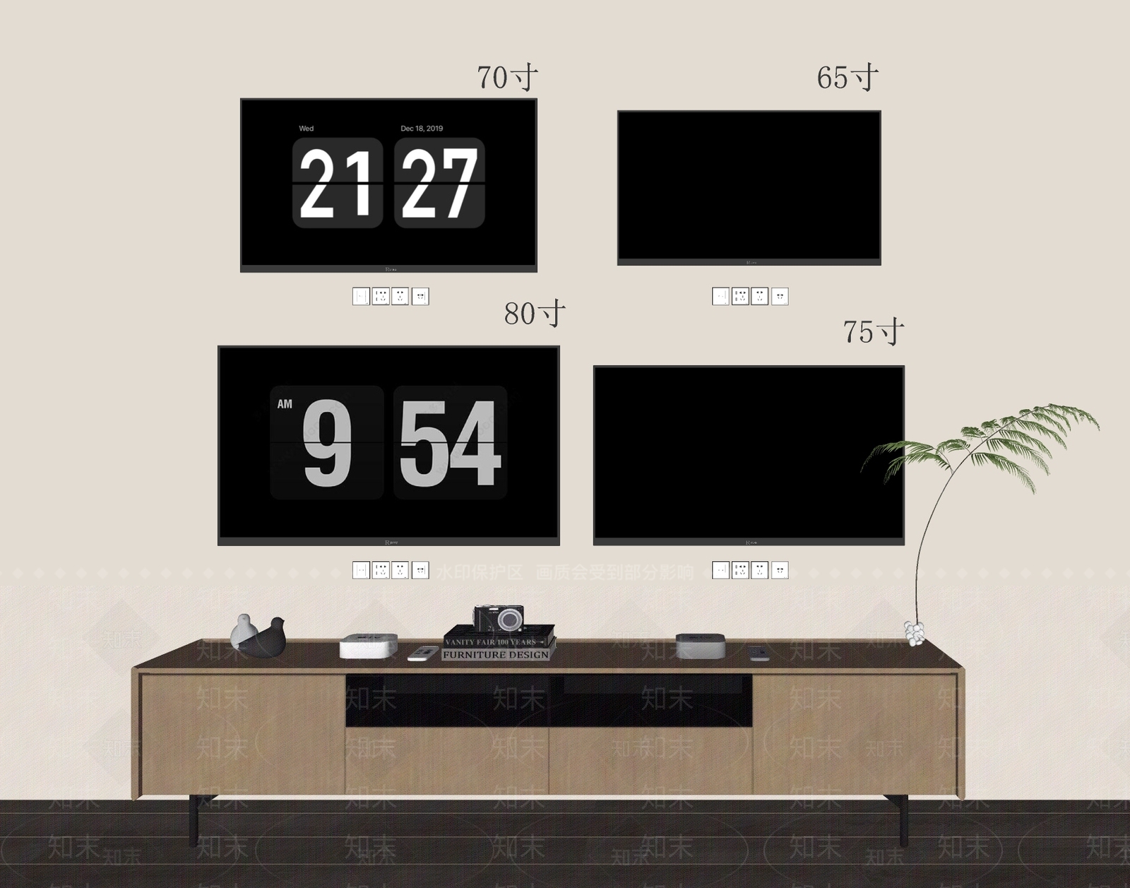 电视SU模型下载【ID:1142257625】