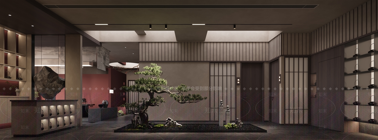 茶馆3D模型下载【ID:1213946578】