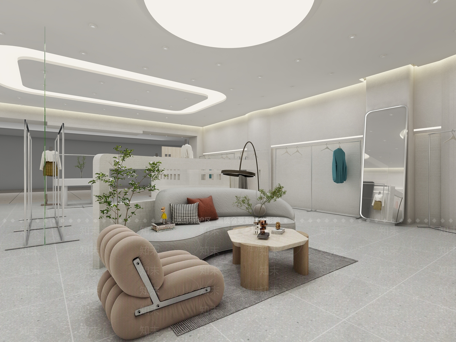 诧寂日式风服装店3D模型下载【ID:1142261653】
