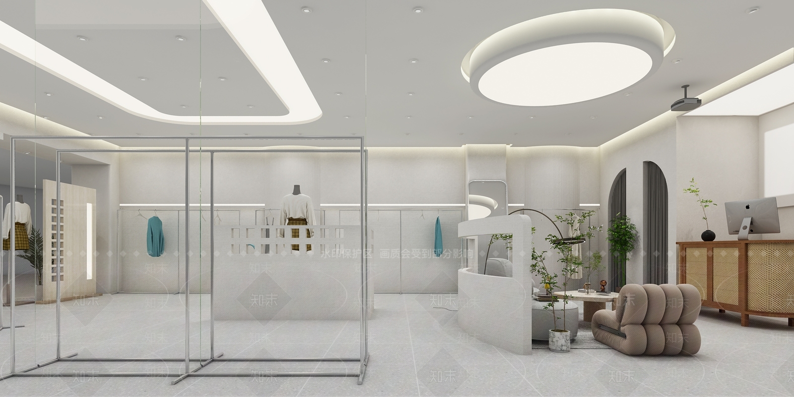 诧寂日式风服装店3D模型下载【ID:1142261653】