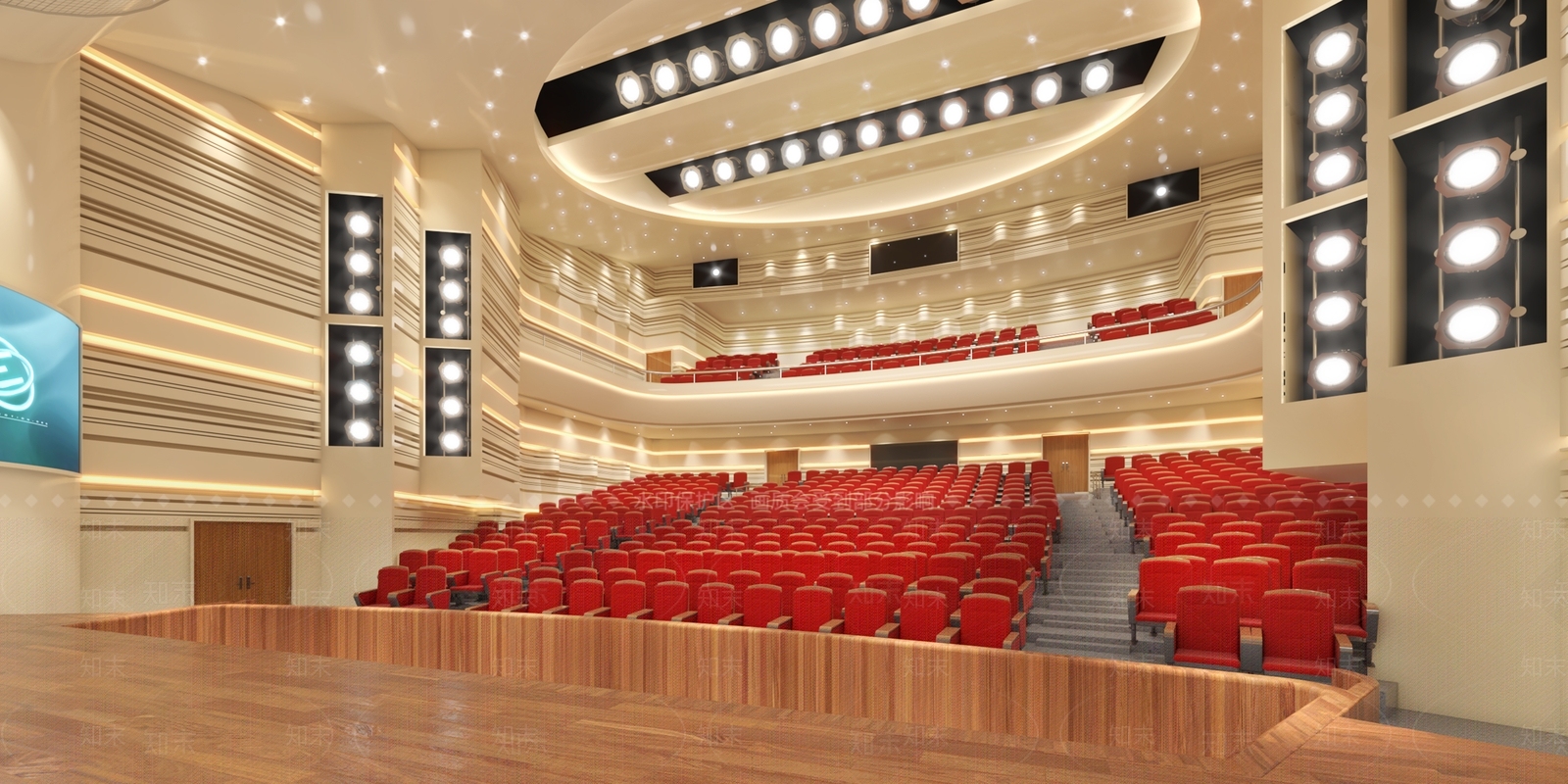 现代剧场3D模型下载【ID:1142266393】_知末3d模型网