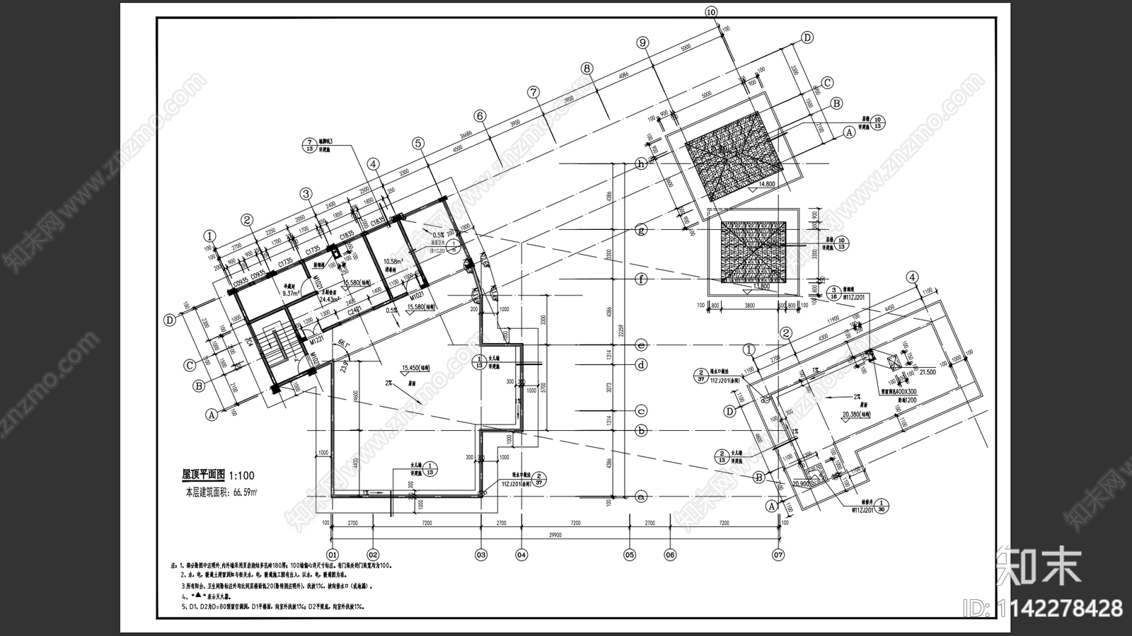 幼儿园建筑cad施工图下载【ID:1142278428】