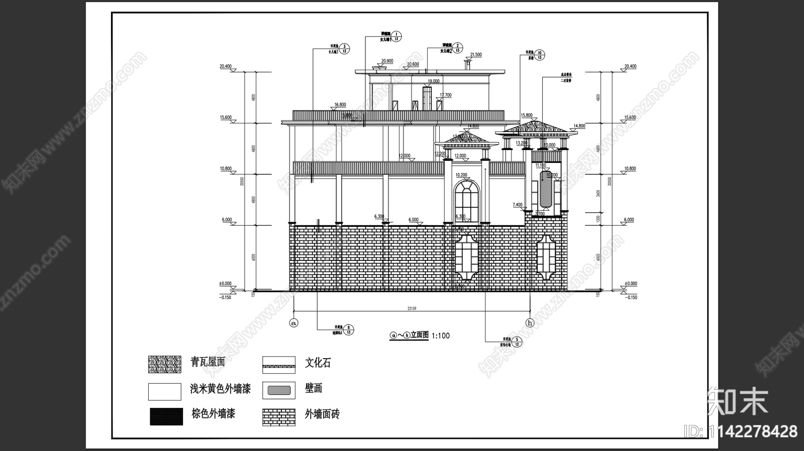 幼儿园建筑cad施工图下载【ID:1142278428】