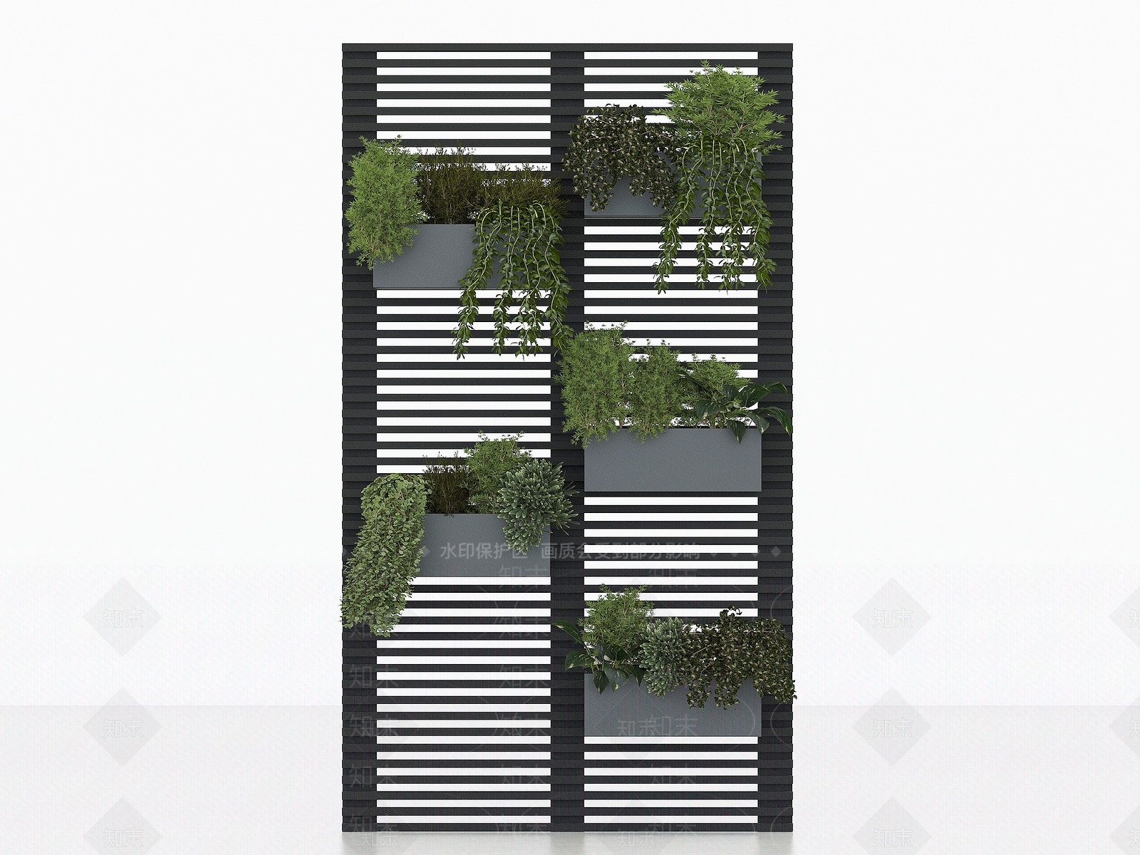 花草SU模型草图