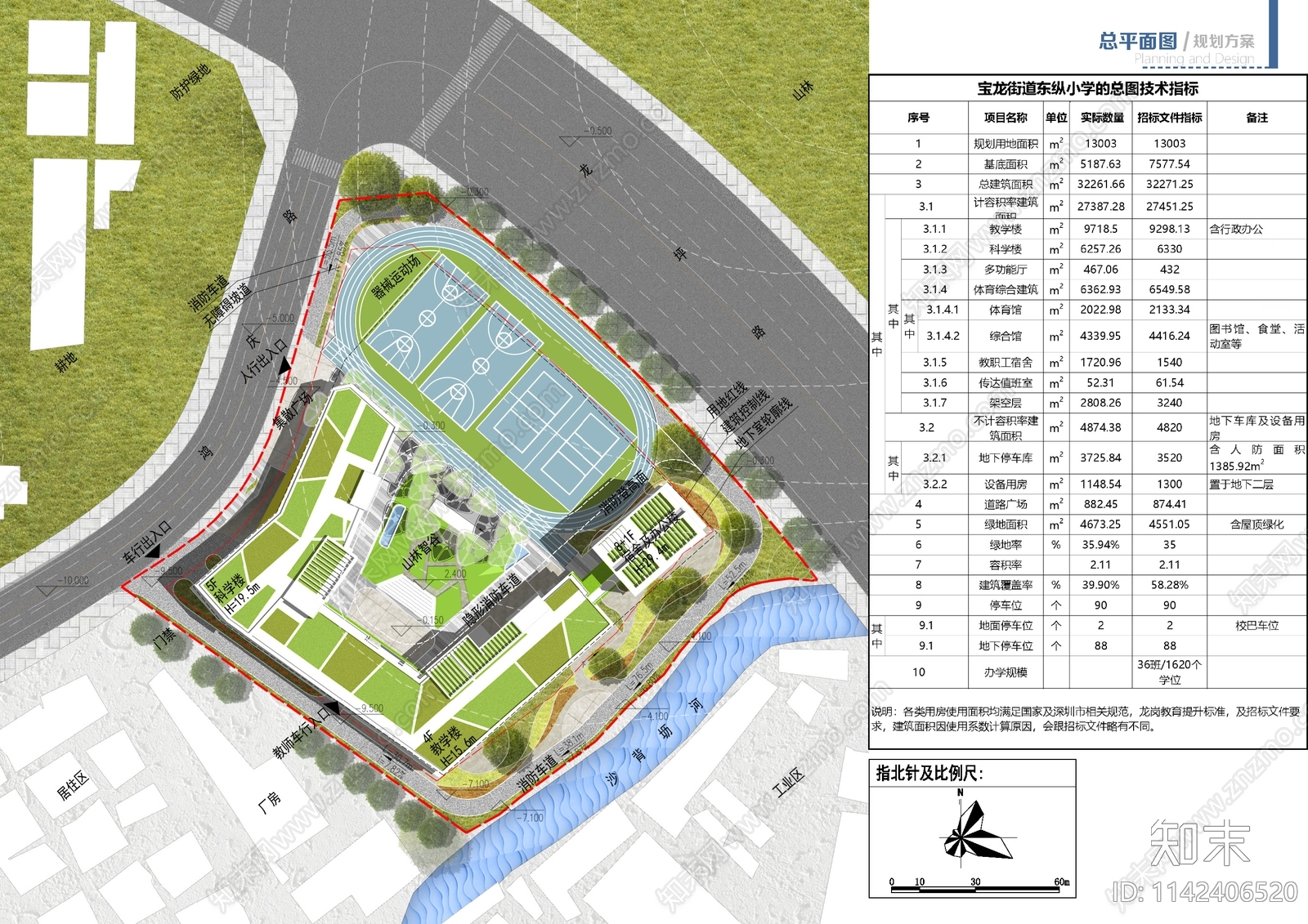 深圳龙岗宝龙街道东纵小学建筑方案文本下载【ID:1142406520】