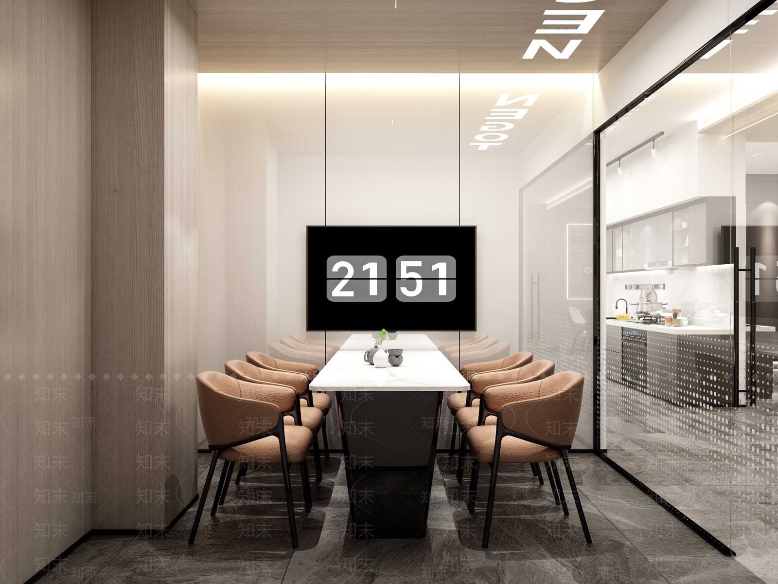 家具展厅品茶区洽谈区VIP区展厅座谈区3D模型下载【ID:1142313359】