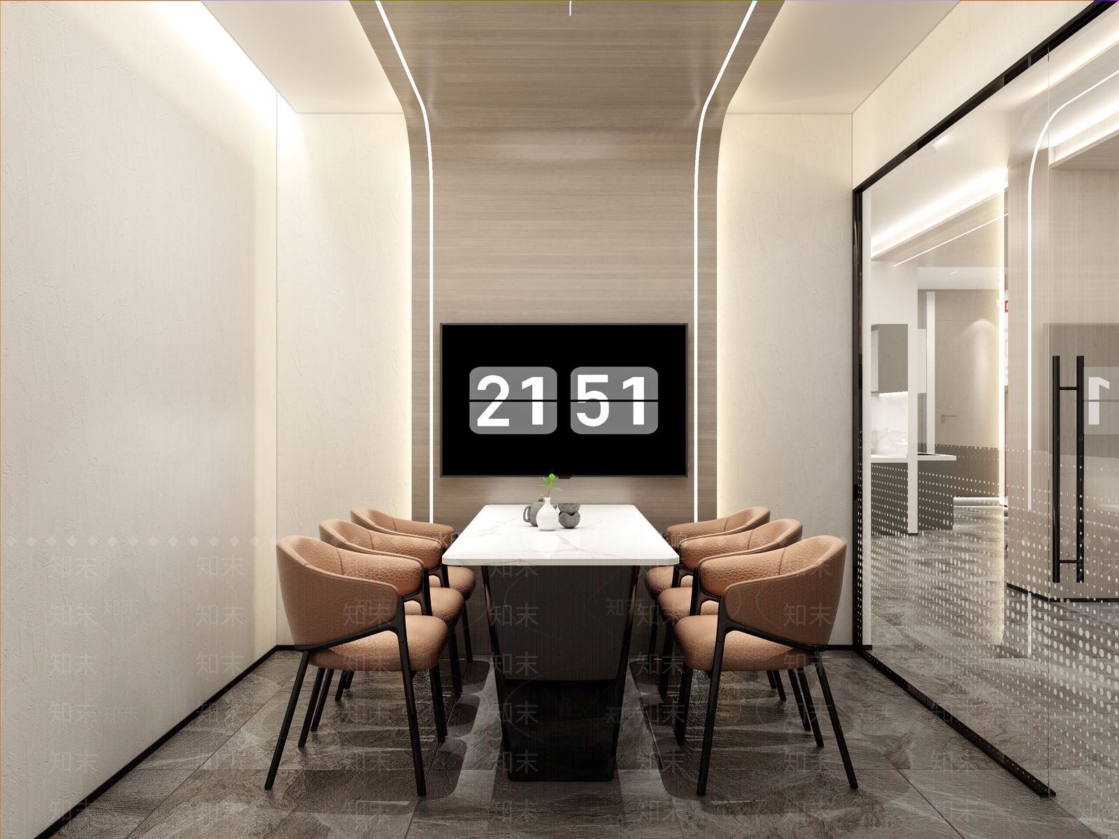 家具展厅品茶区洽谈区VIP区展厅座谈区3D模型下载【ID:1142313504】