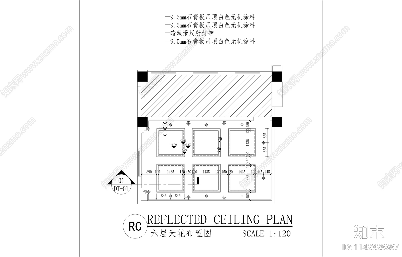 接待室cad施工图下载【ID:1142328887】