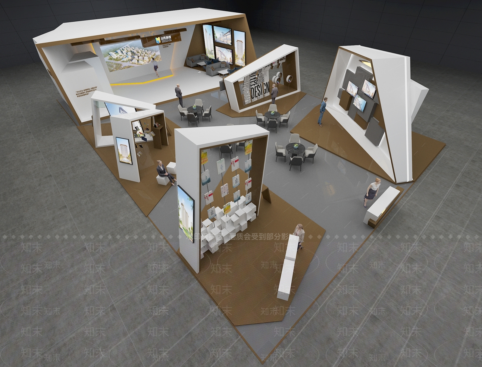 房地产展厅3D模型下载【ID:1142337448】