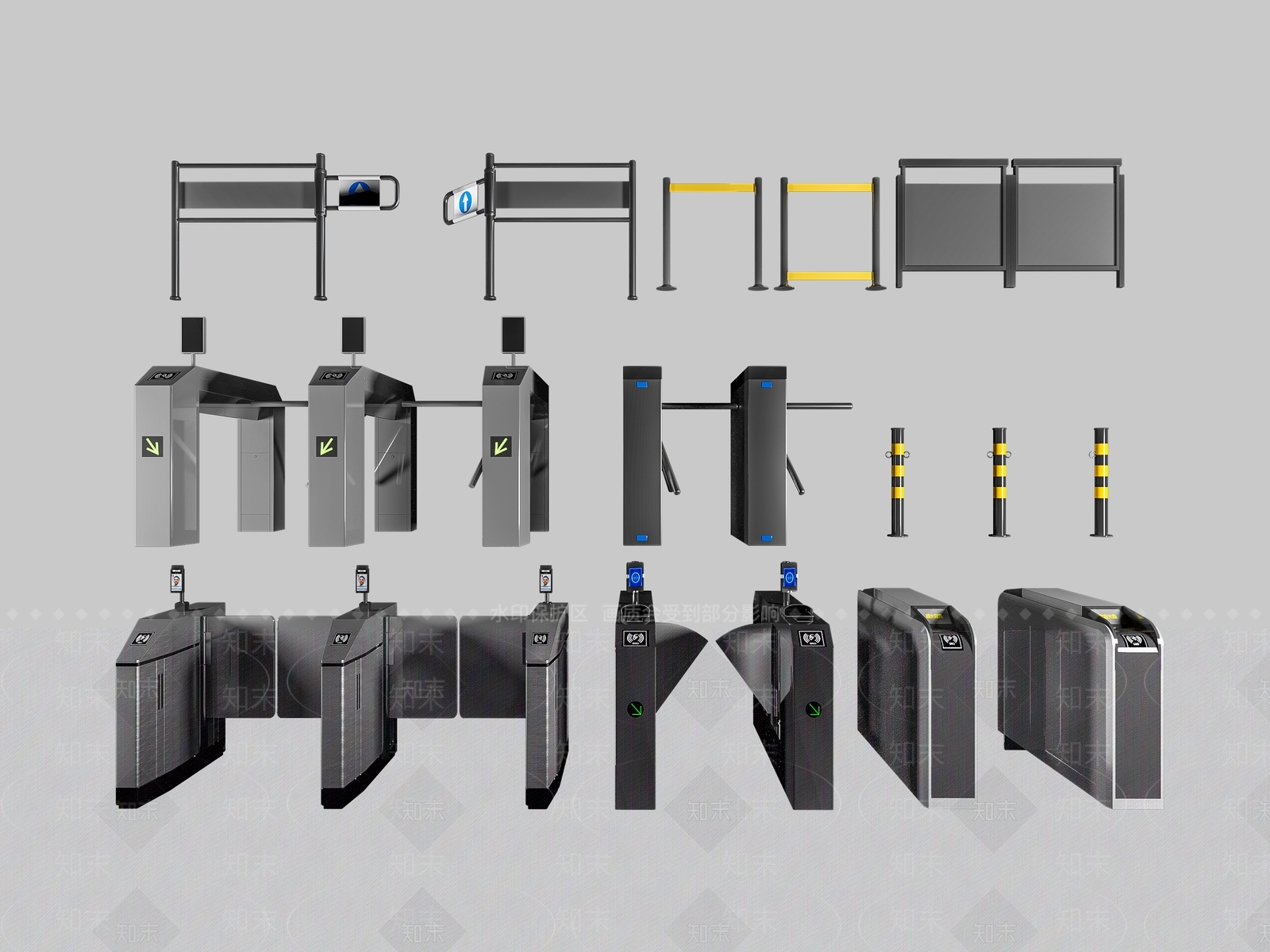 闸门3D模型下载【ID:1142346852】