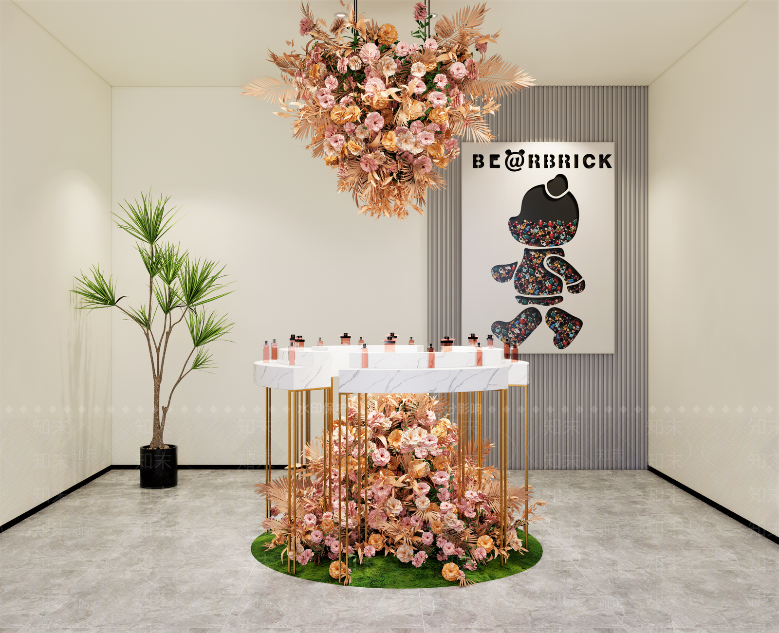 现代美妆店SU模型下载【ID:1142352356】