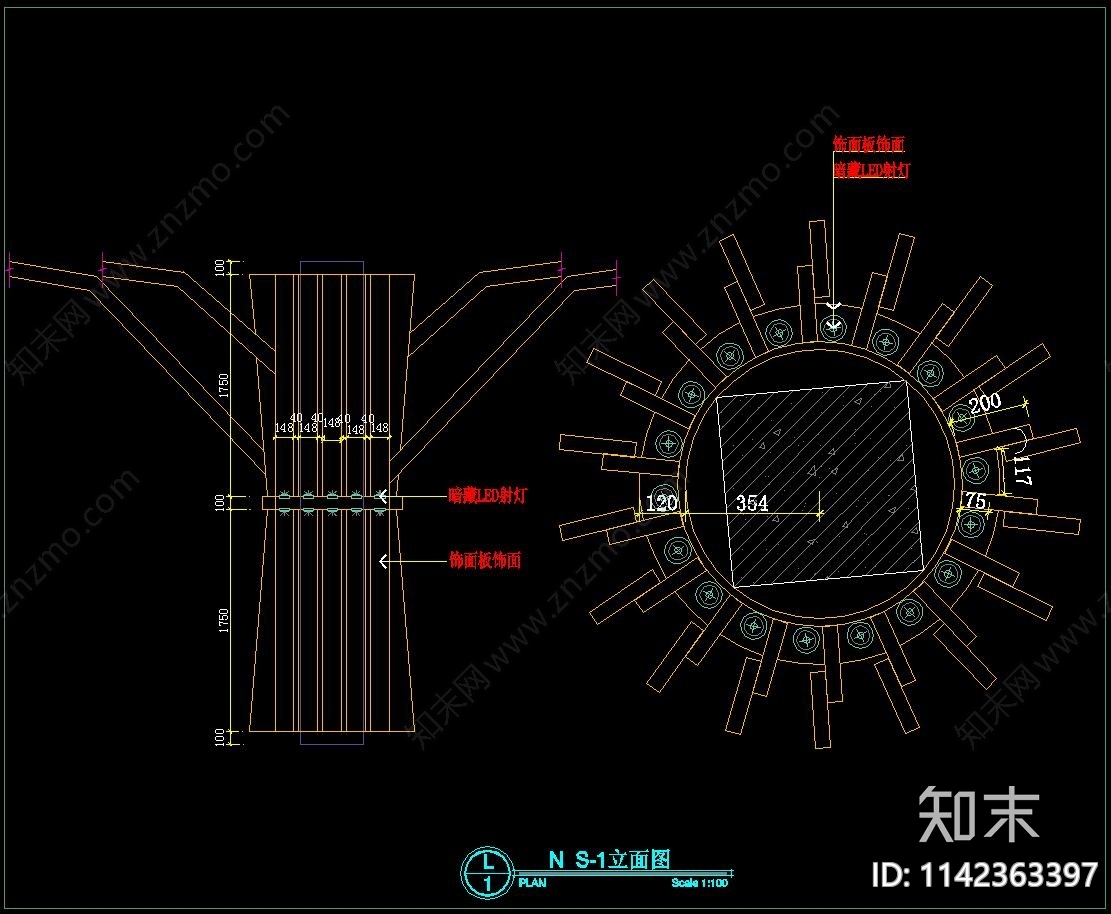 390平方网吧室内装修cad施工图下载【ID:1142363397】