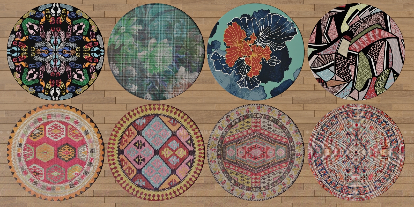 民族风地毯3d模型3D模型下载【ID:1142365025】
