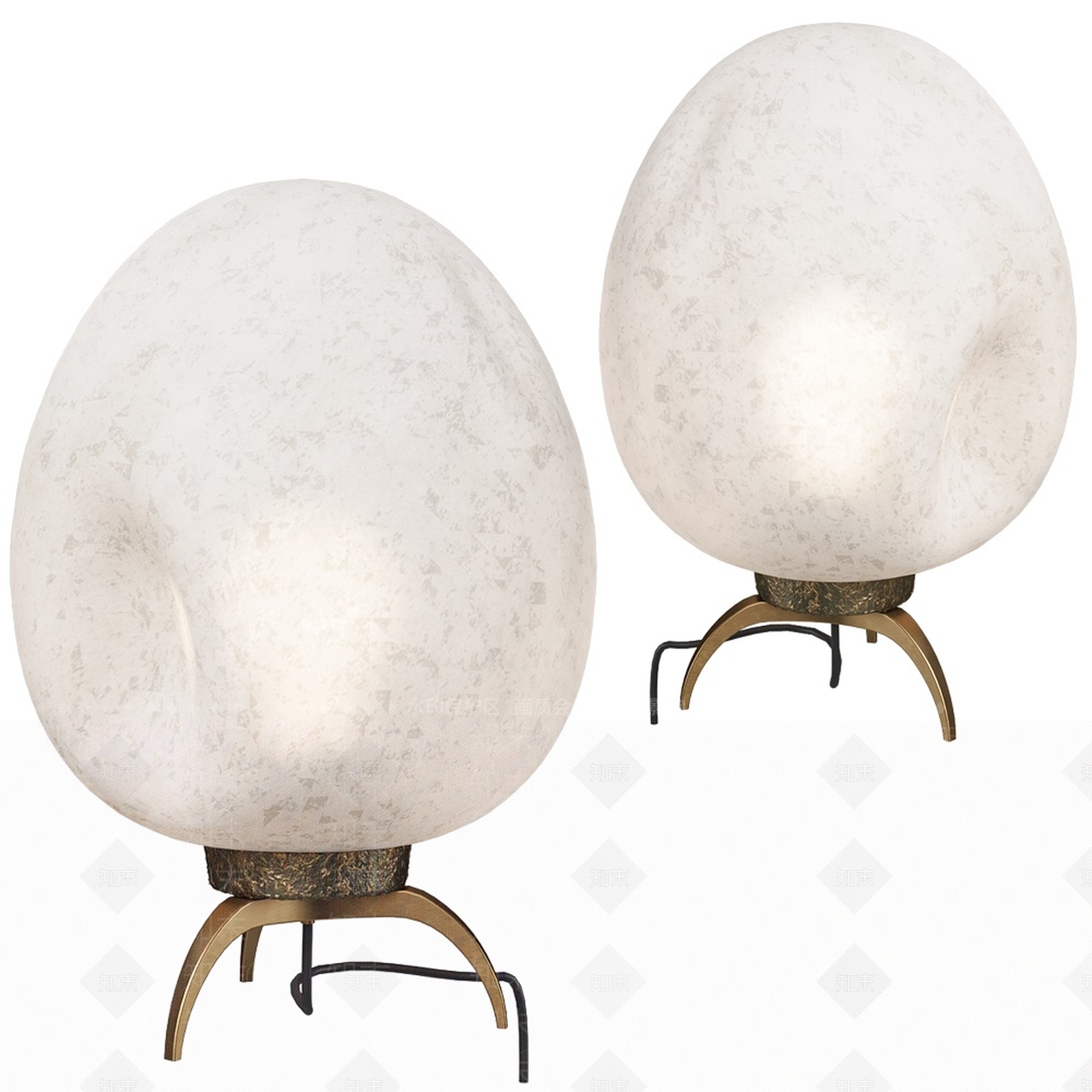 STONE石头精灵台灯183D模型下载【ID:1142372069】