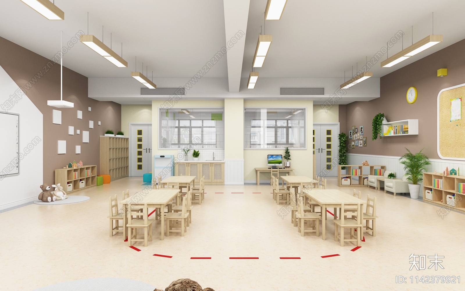 幼儿园3D模型下载【ID:1142379921】