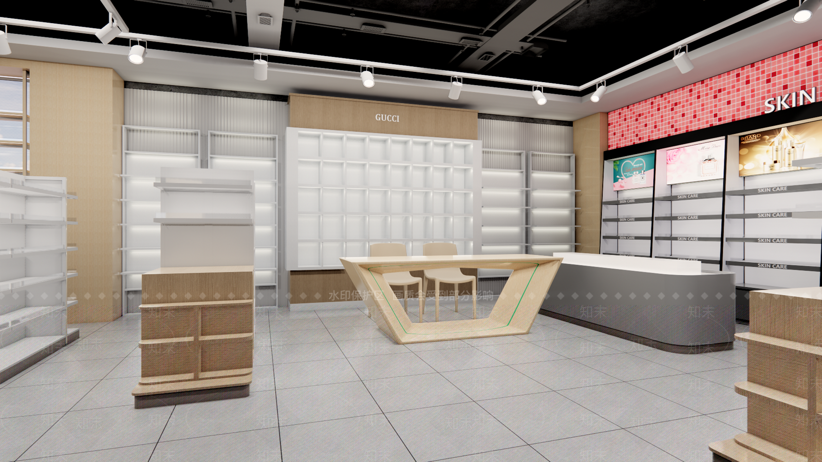 美妆店SU模型下载【ID:1191449466】