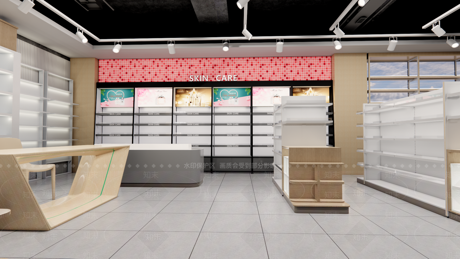 美妆店SU模型下载【ID:1191449466】