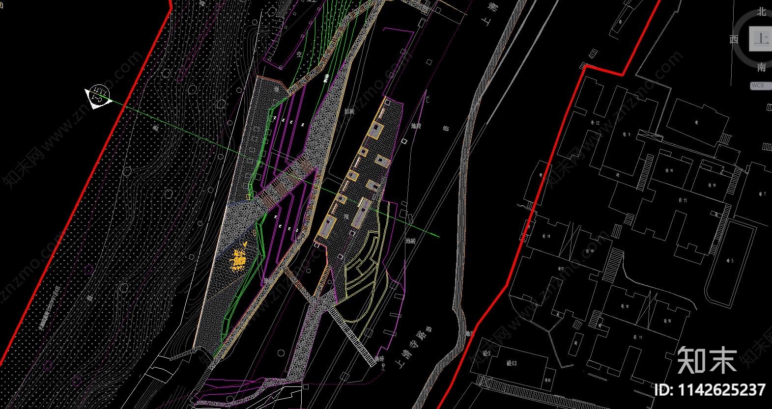 重庆滨河景观cad施工图下载【ID:1142625237】