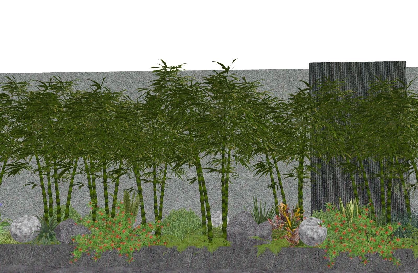 竹子SU模型下载【ID:1142418975】