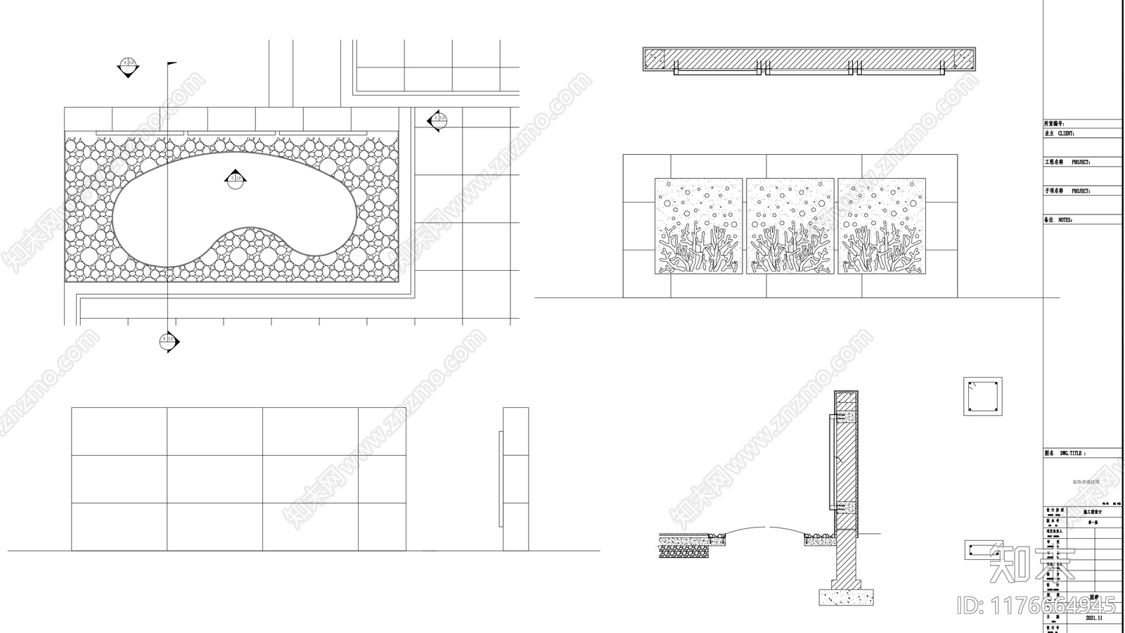 庭院景观施工图下载【ID:1176664945】